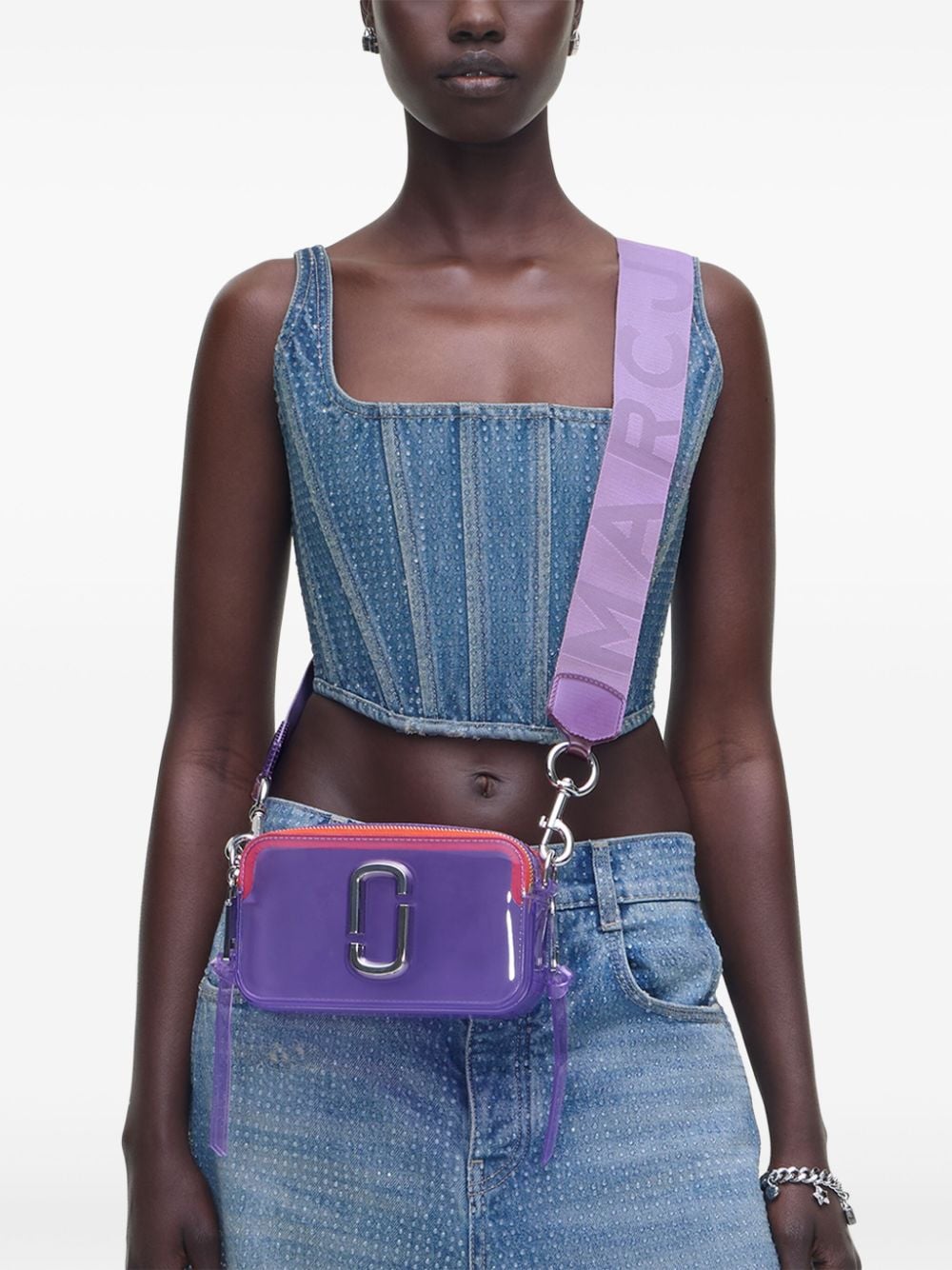 Marc Jacobs The Jelly Snapshot crossbodytas Paars