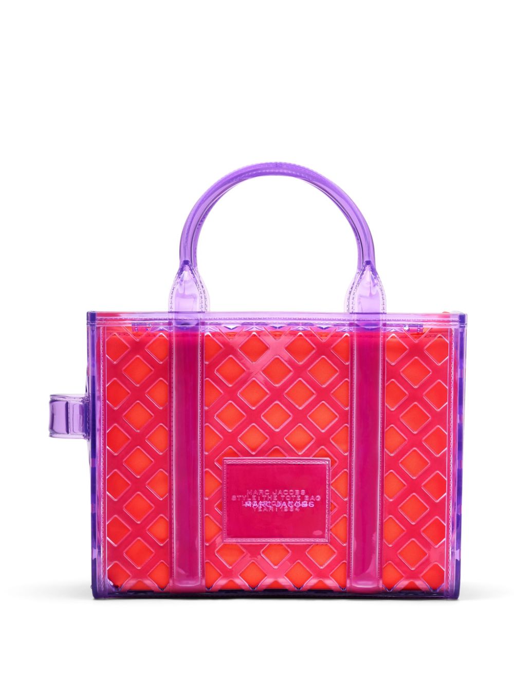 Shop Marc Jacobs The Small Jelly Tote Bag In 粉色