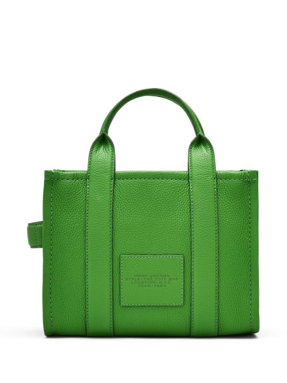 Shop Marc Jacobs The Small Leather Tote In Grün