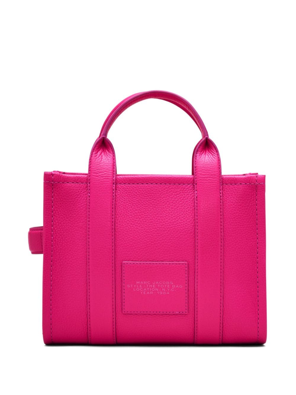 Shop Marc Jacobs The Small Leather Tote In Pink