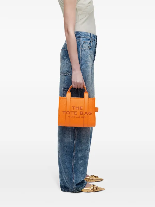 Marc Jacobs ザ スモール レザートートバッグ | オレンジ