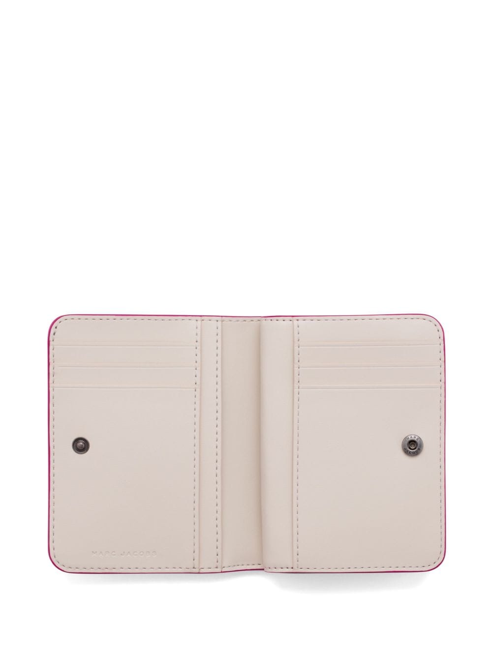 Shop Marc Jacobs The Covered J Marc Mini Compact Wallet In Pink