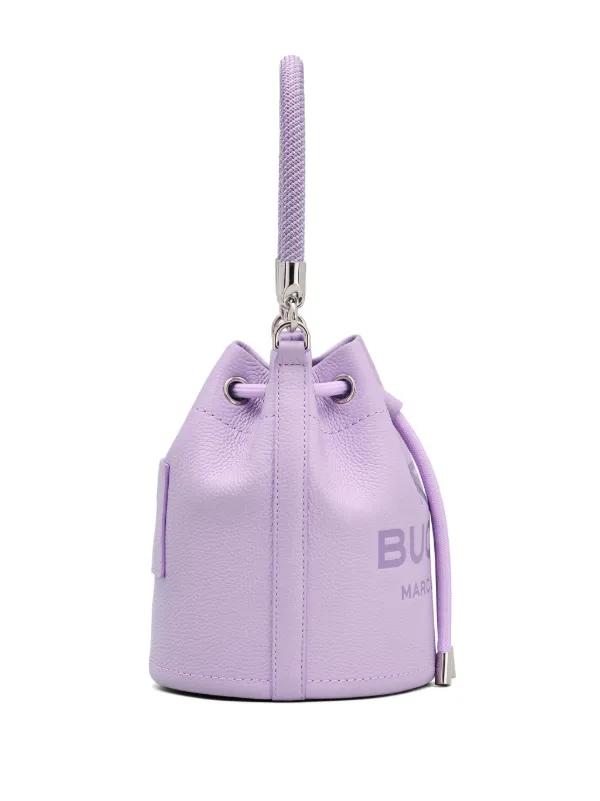 Marc Jacobs The Leather Bucket Bag Purple FARFETCH IE