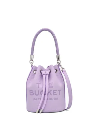 Marc Jacobs The Leather Bucket Bag | Purple | FARFETCH GE
