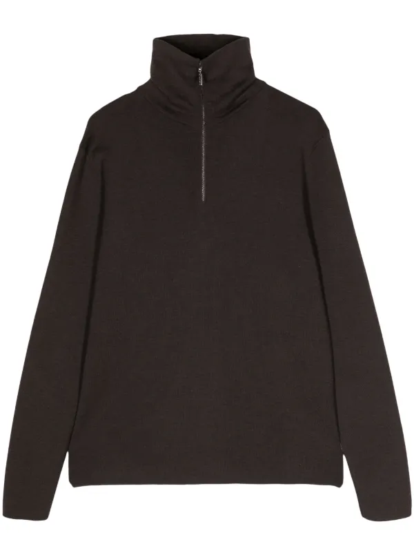 Cruciani ブラック タートルネックセーター Cruciani タートルネック