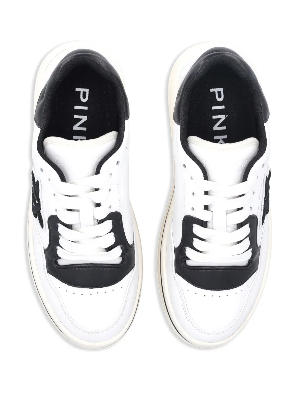 PINKO Mandy 01 Leather Sneakers | White | FARFETCH