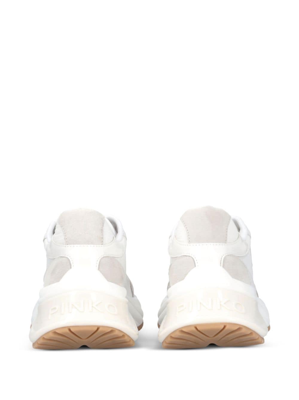 Shop Pinko Ariel 07 Leather Sneakers In White