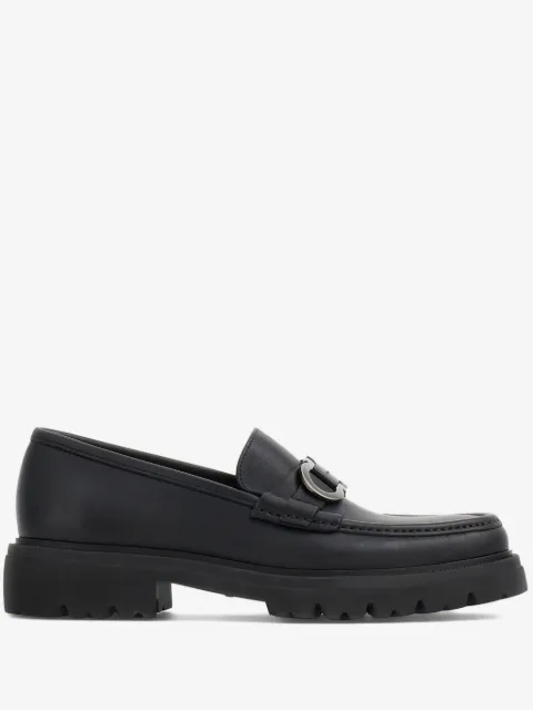 Ferragamo moccasins with Gancini ornament