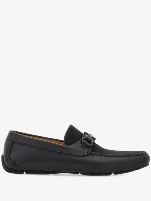 Ferragamo mocasines con motivo Gancini