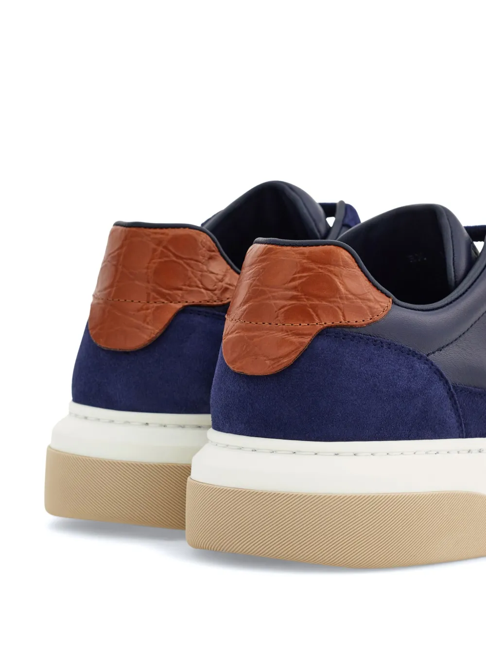 Ferragamo Gancini patch sneakers Blue