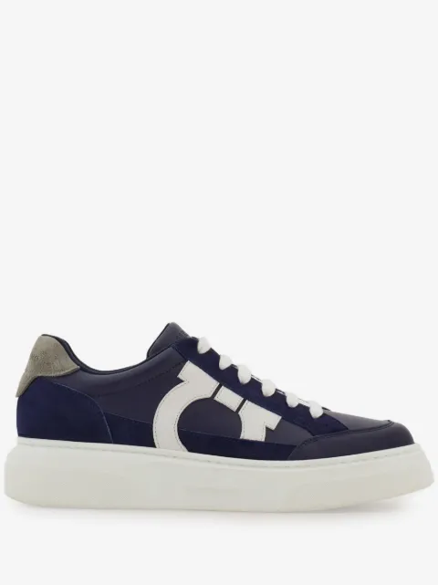 Ferragamo low-top sneakers with Gancini detail