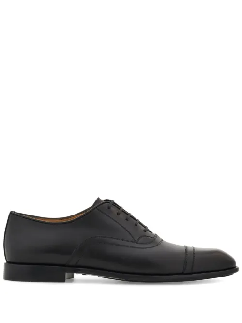 Ferragamo derbies en cuir - Noir - Ferragamo - Modalova