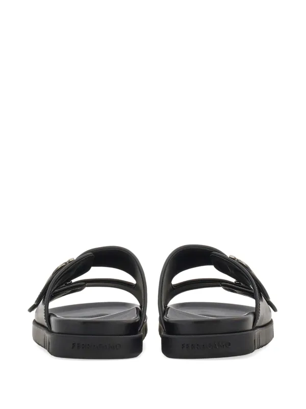 ★関税込★Ferragamo★フェラガモ カンチーニ レザー スリッパ★ スリッパ FERRAGAMO(フェラガモ) - 海外通販のBUYMA