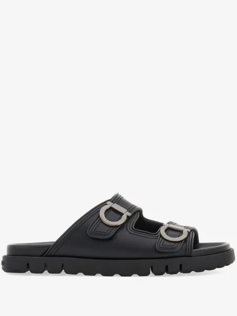 Ferragamo Gancini leather sandals