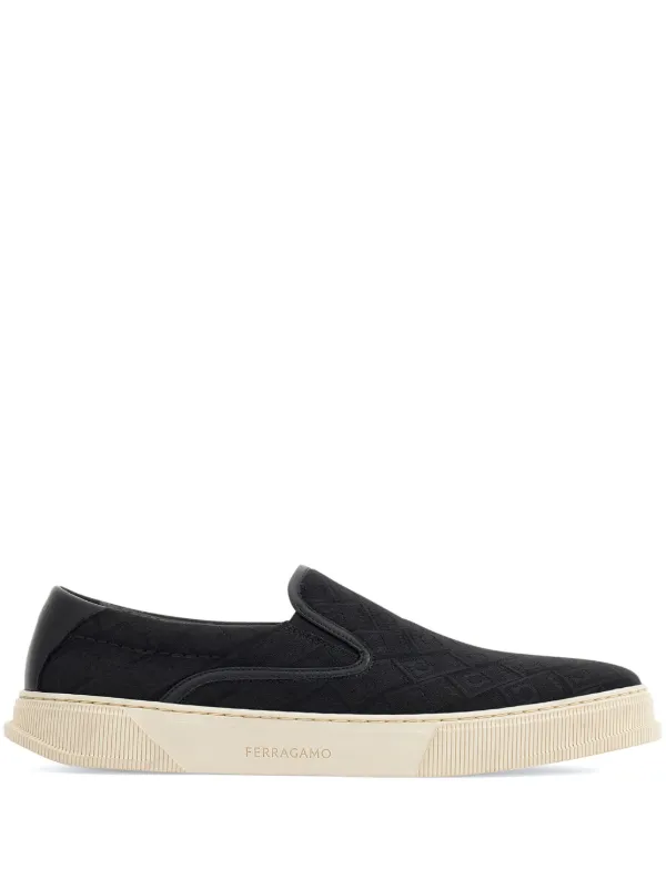 Ferragamo slip on sneakers on sale