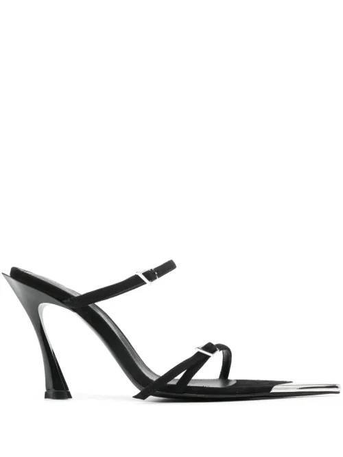 Sandales 95 mm en daim - Mugler - Modalova