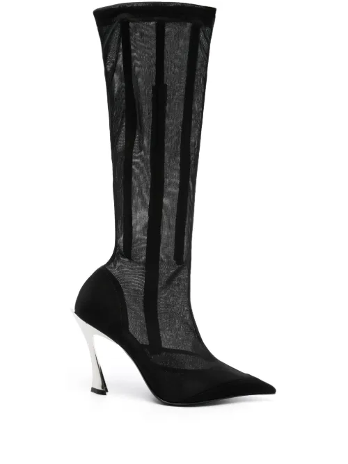 Bottines en mesh 95 mm - Mugler - Modalova