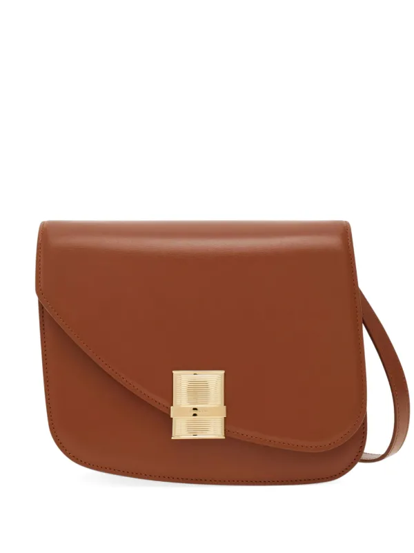 Ferragamo Fiamma ショルダーバッグ M | ブラウン | FARFETCH JP