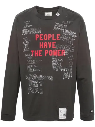 Maison MIHARA YASUHIRO プリント Tシャツ | グレー | FARFETCH JP