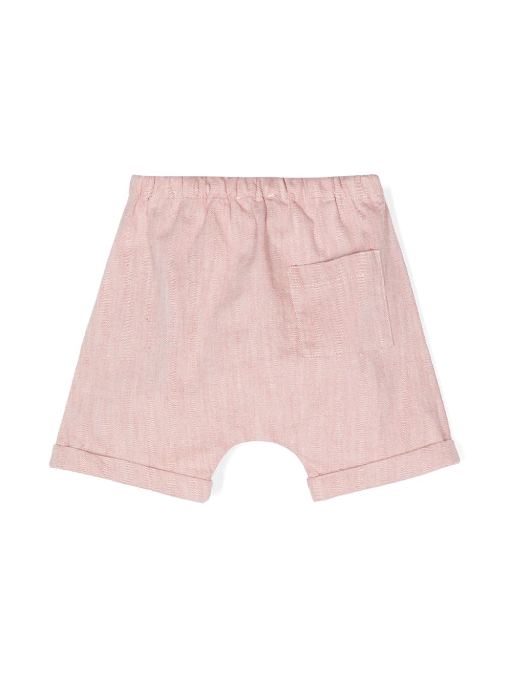 Shop Zhoe & Tobiah Drawstring-waistband Smart Shorts In Pink