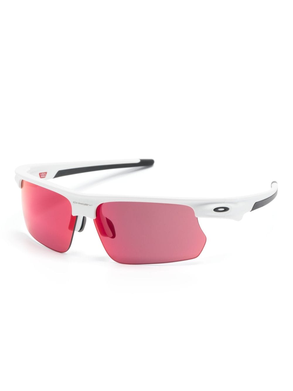 Oakley Bisphaera biker-frame sunglasses Wit