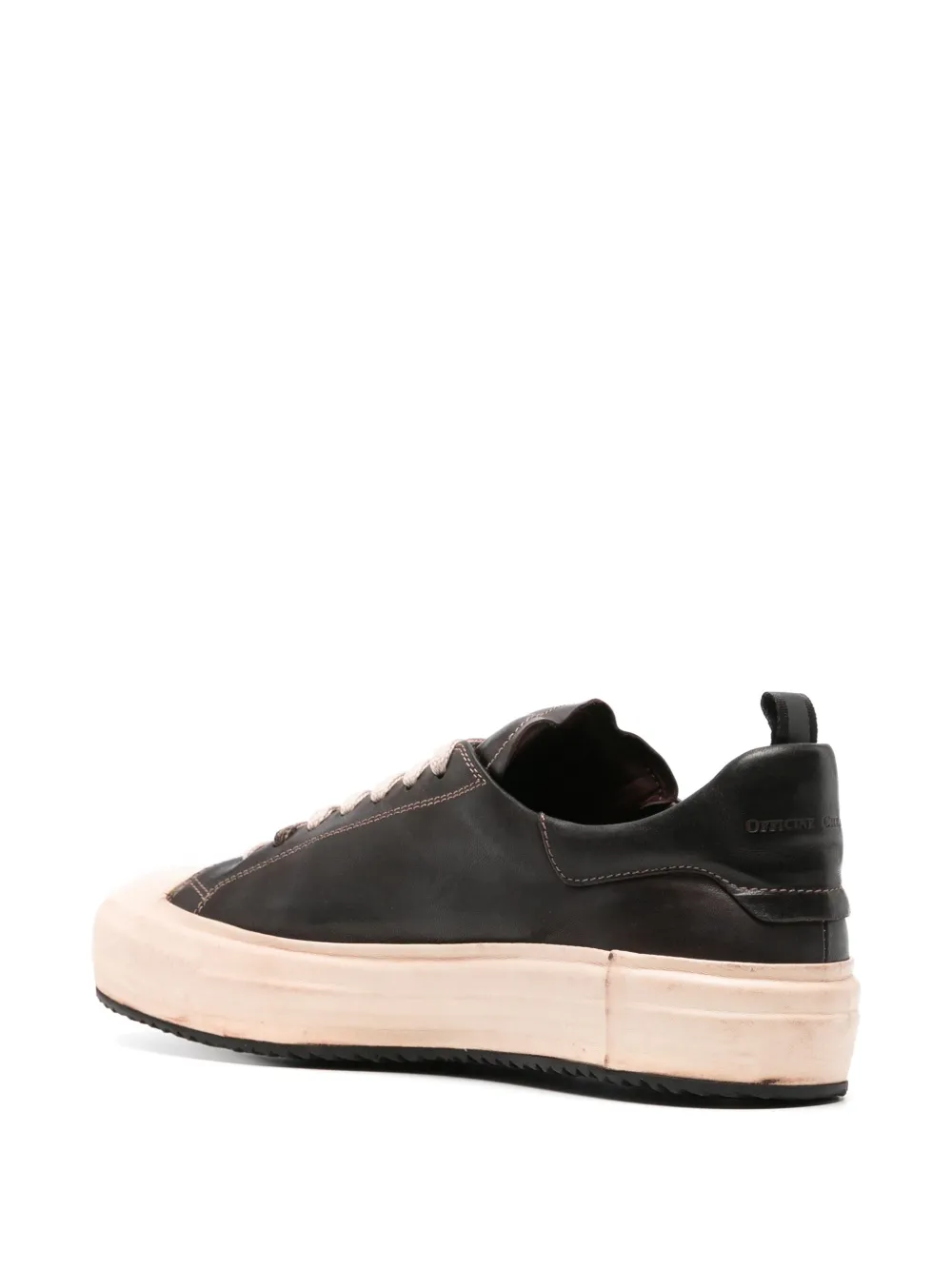 Officine Creative Mes DD 001 leren sneakers Bruin