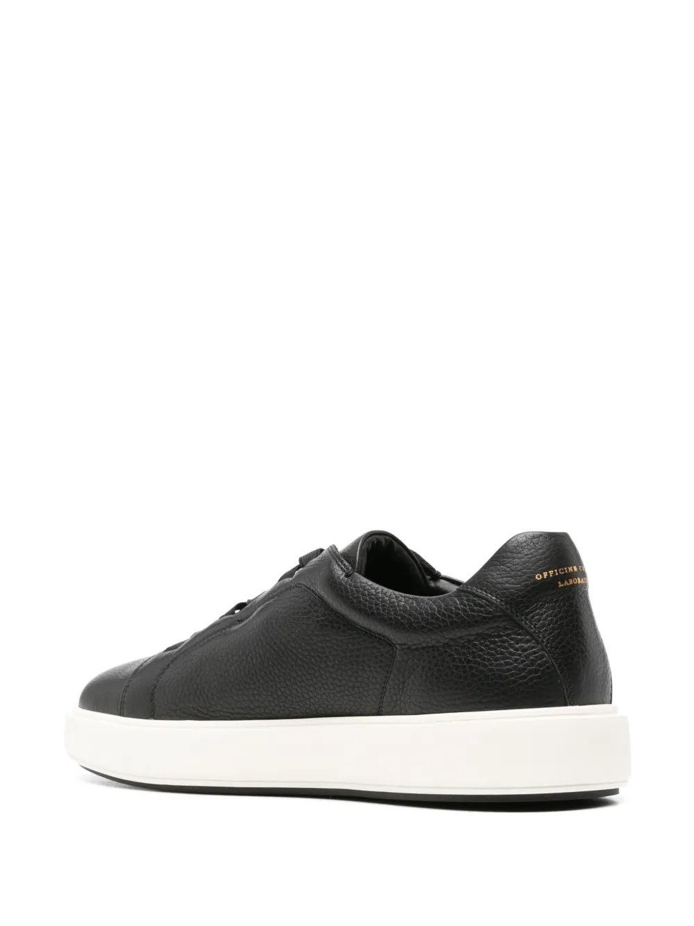 Officine Creative Slouch 001 leather sneakers Black