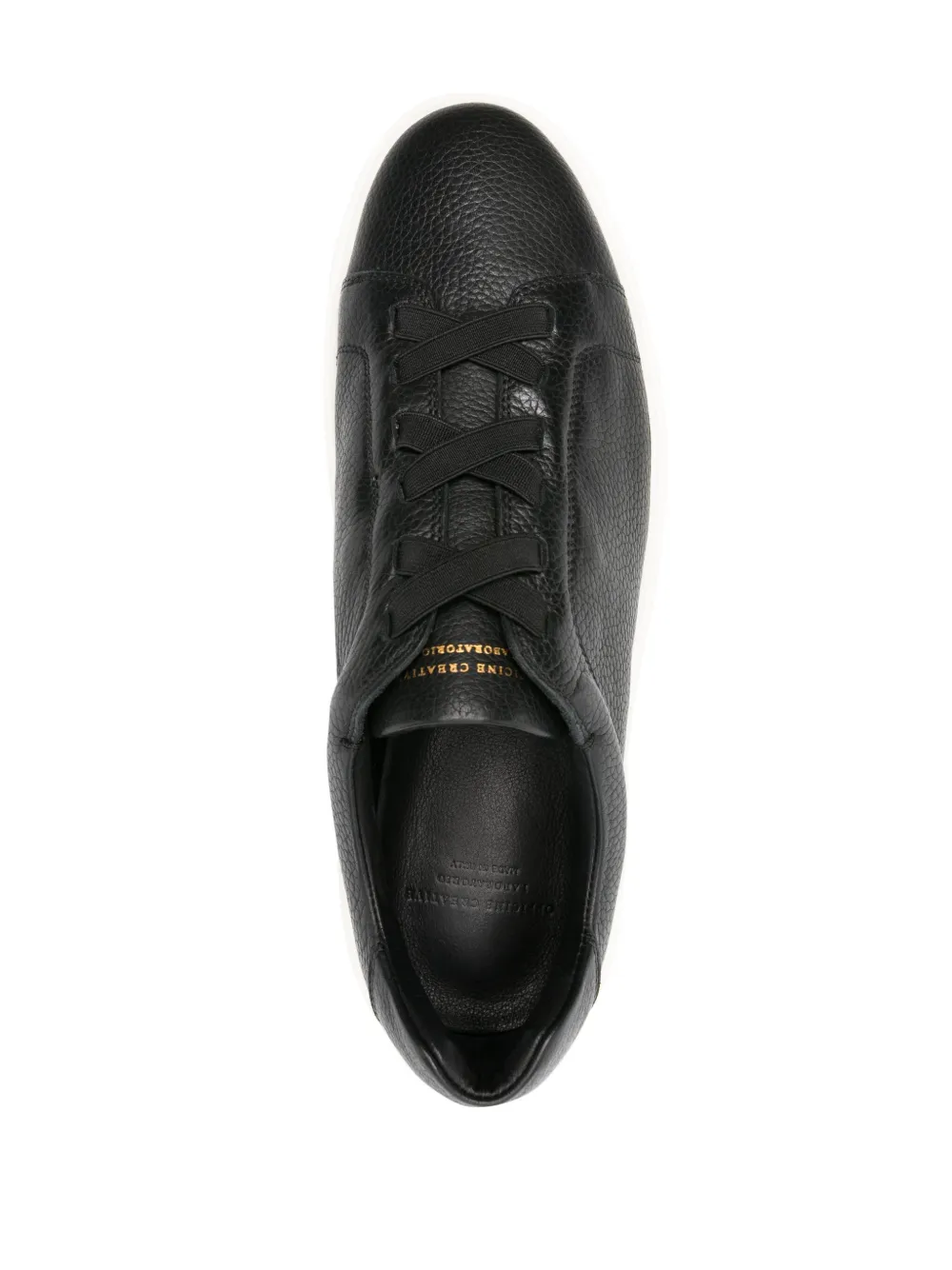 Officine Creative Slouch 001 leather sneakers Black