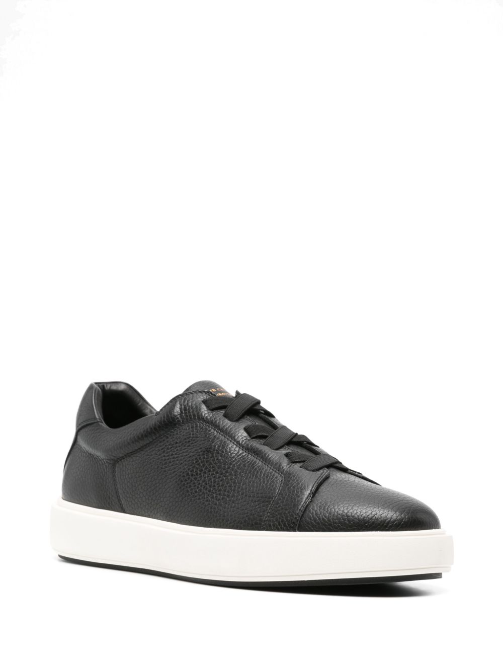 Officine Creative Slouch 001 leren sneakers - Zwart