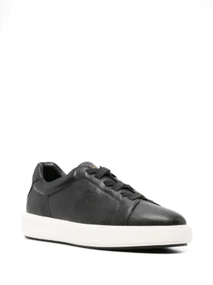 OFFICINE CREATIVE　レザースニーカー　42　黒　ベルクロ glabella / グラベラ / スプリットレザー ベルクロスニーカー