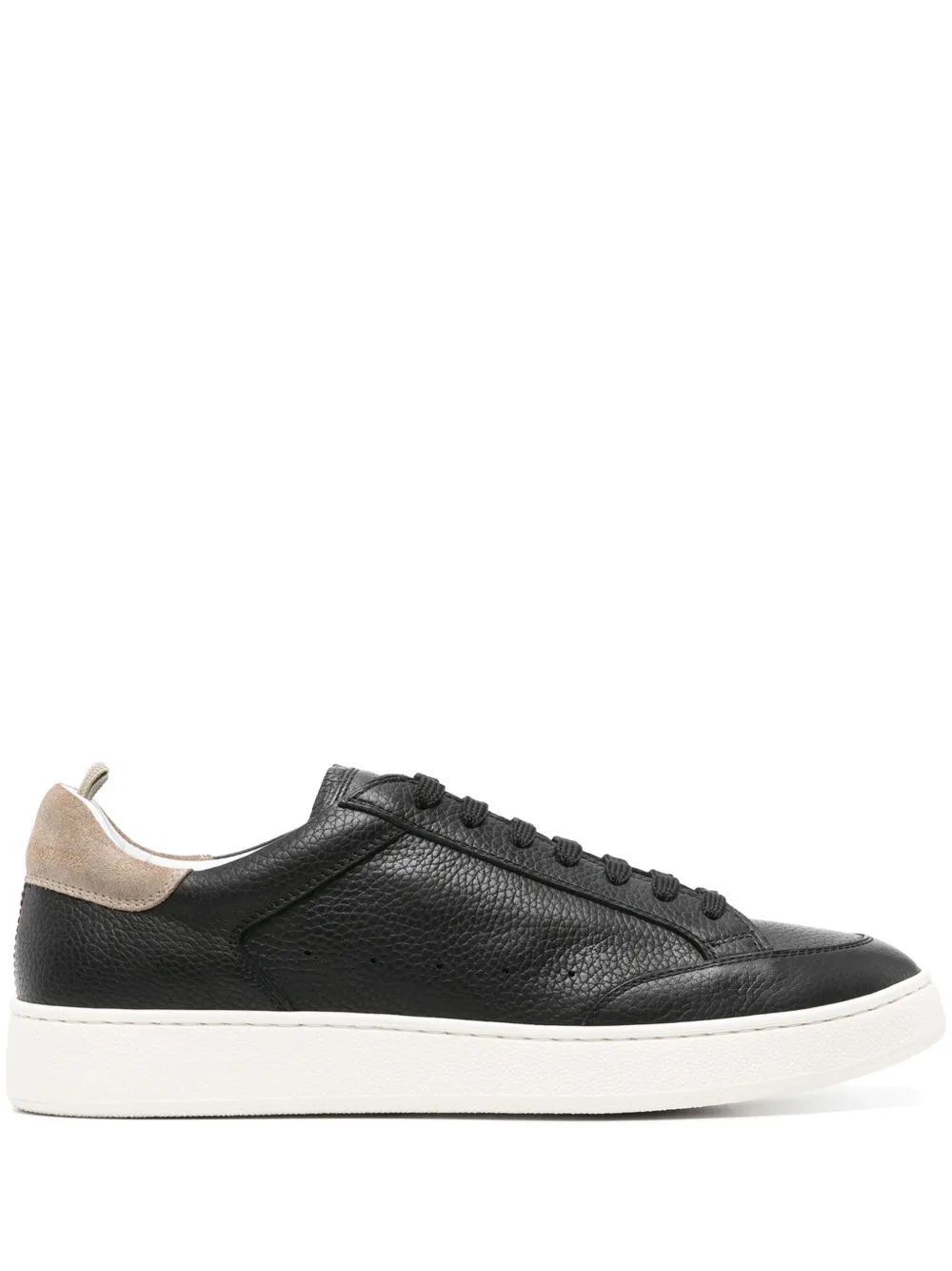 Officine Creative The Dime 001 suède sneakers Zwart