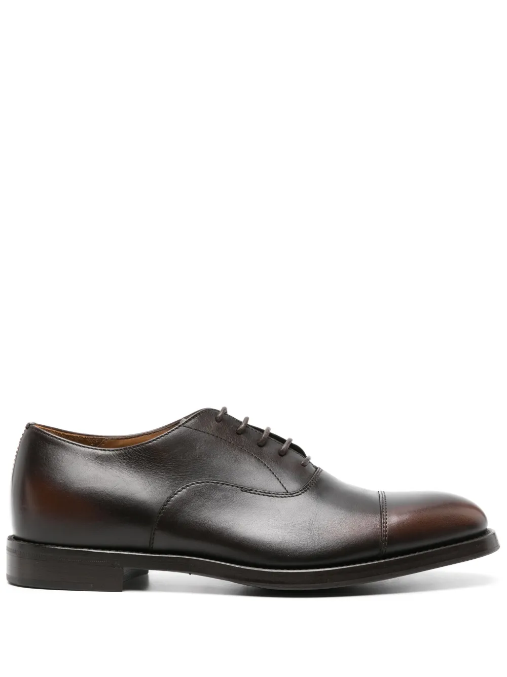 faded leather Derby shoes