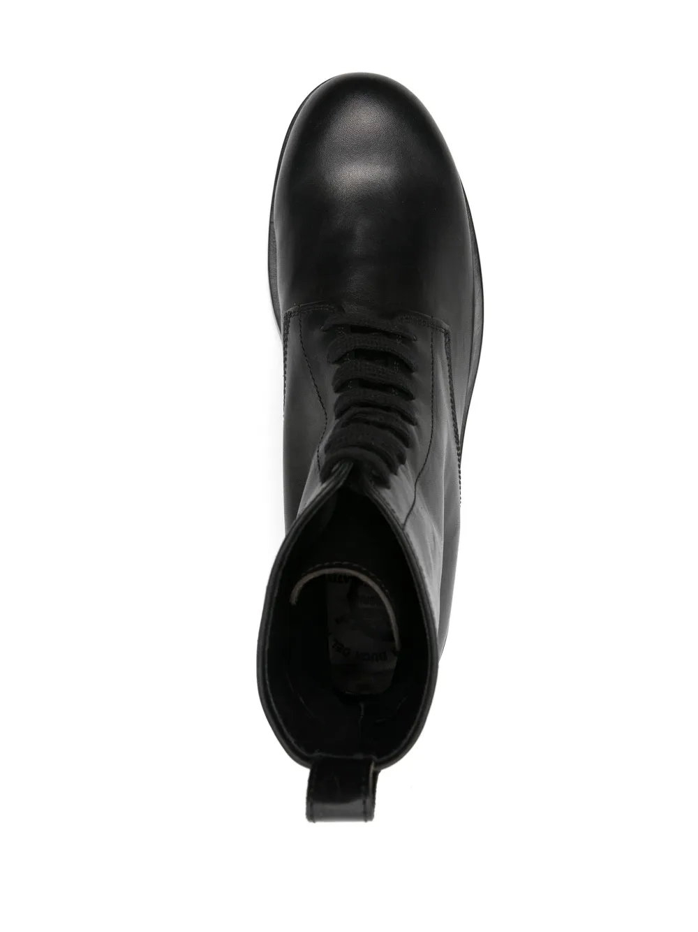 Officine Creative Leren enkellaarzen Zwart