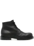 Officine Creative grained leather ankle boots - Black