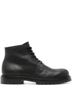 Studio Nicholson 40mm Leather Boots | Black | FARFETCH