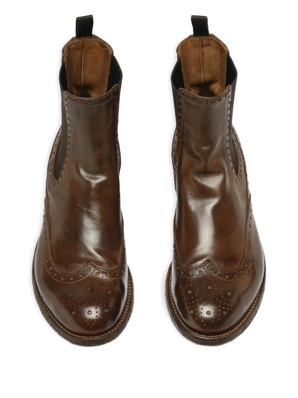 Officine Creative Lexikon 151 leren chelsea laarzen Bruin