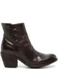 Officine Creative Godeau 004 leather boots - Brown