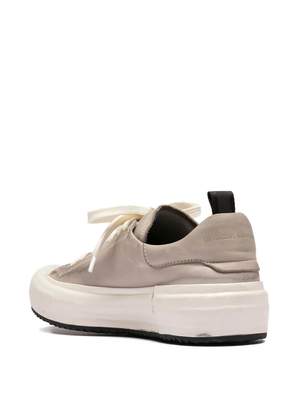 Officine Creative Leren sneakers Beige