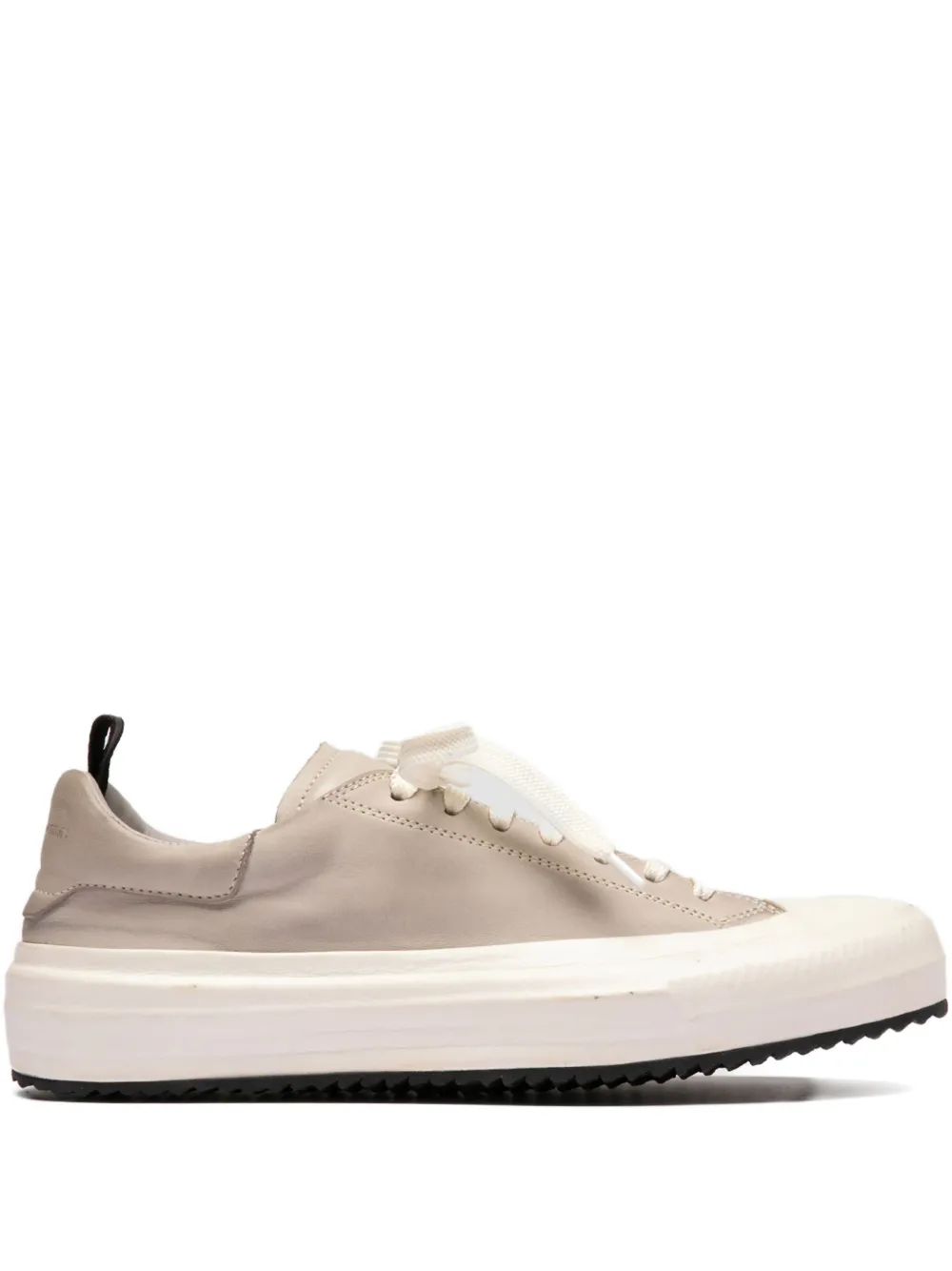 Officine Creative Leren sneakers Beige