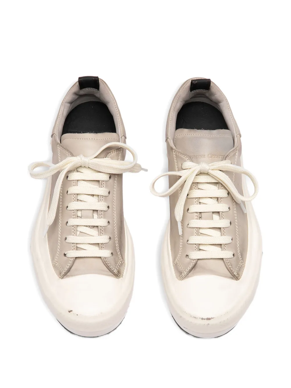 Officine Creative Leren sneakers Beige
