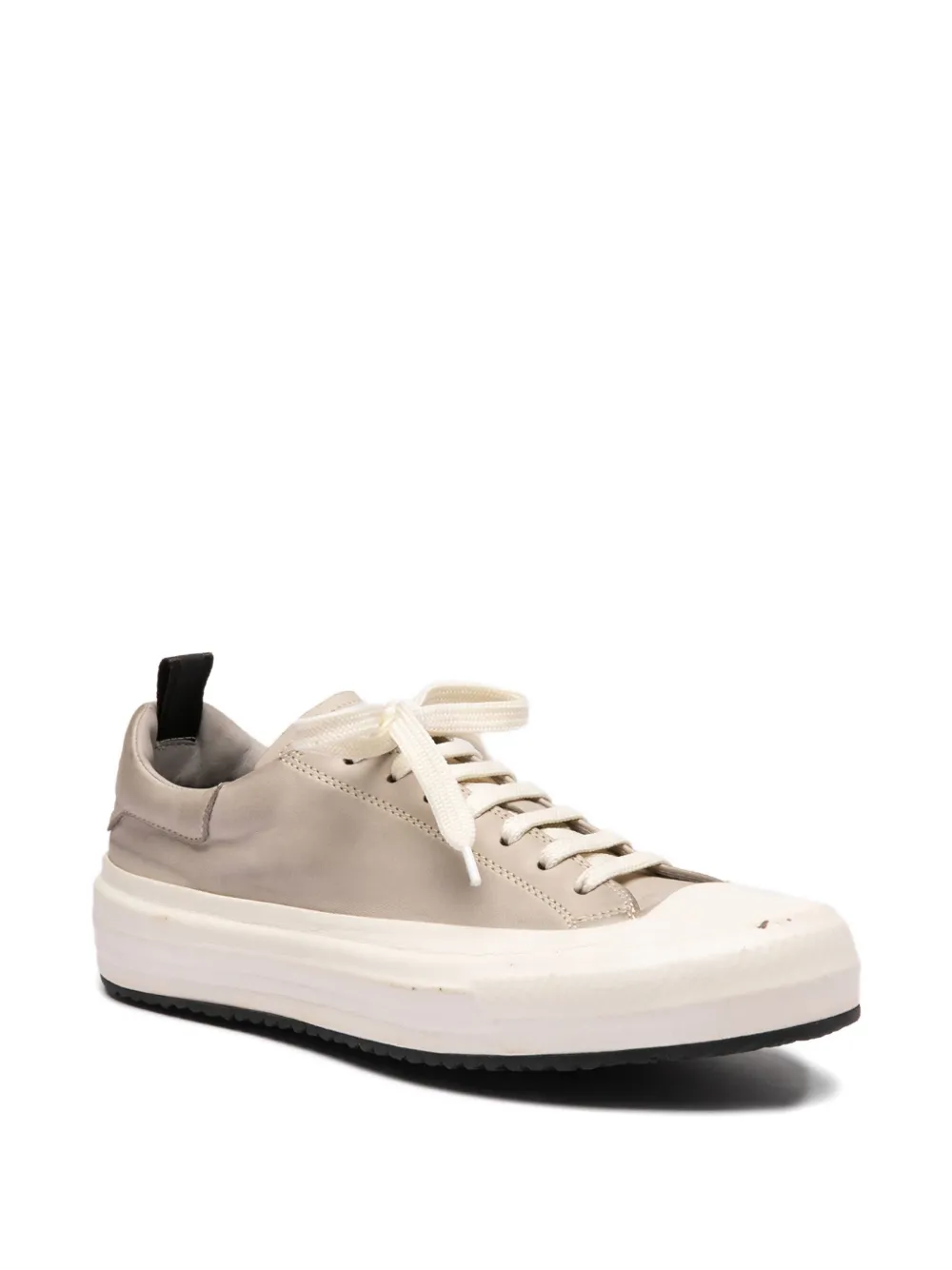 Officine Creative Leren sneakers Beige