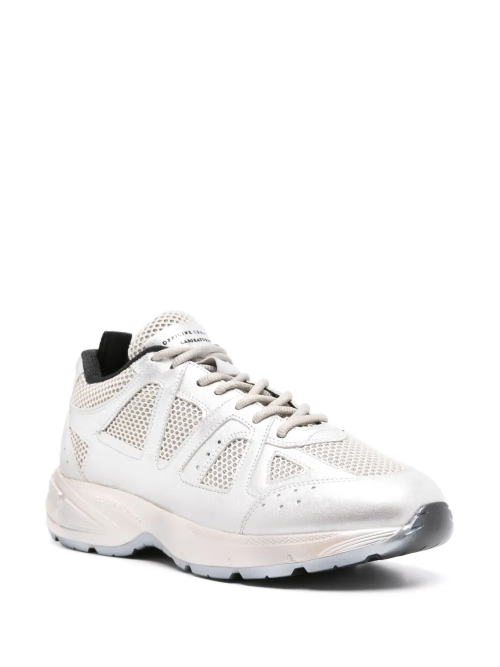 Officine Creative Supurbia 101 panelled sneakers Silver