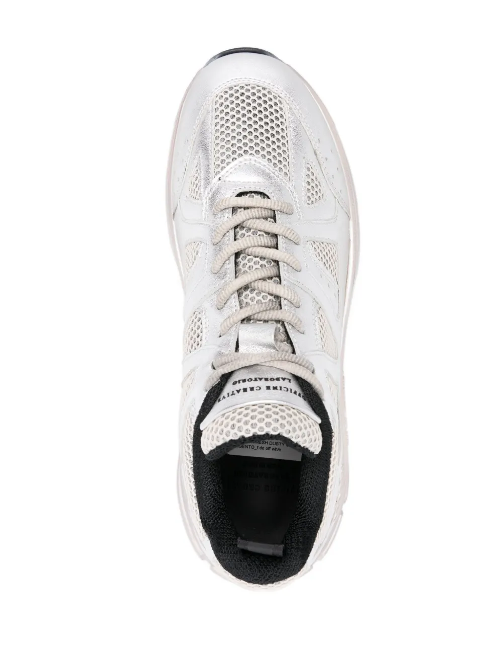 Officine Creative Supurbia 101 panelled sneakers Silver