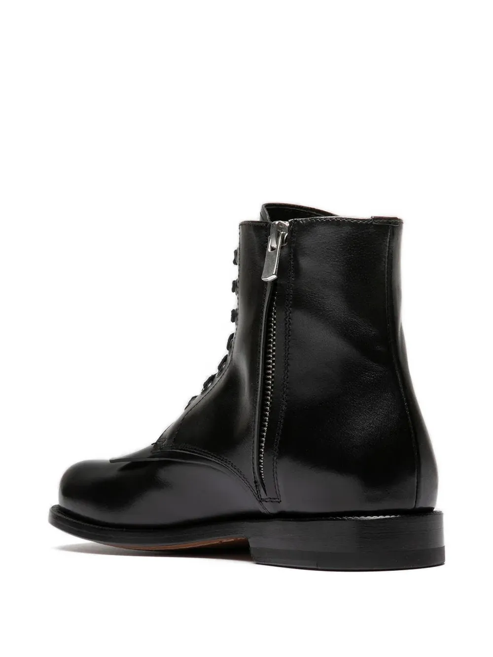 Officine Creative Emerald lace-up ankle boots Zwart