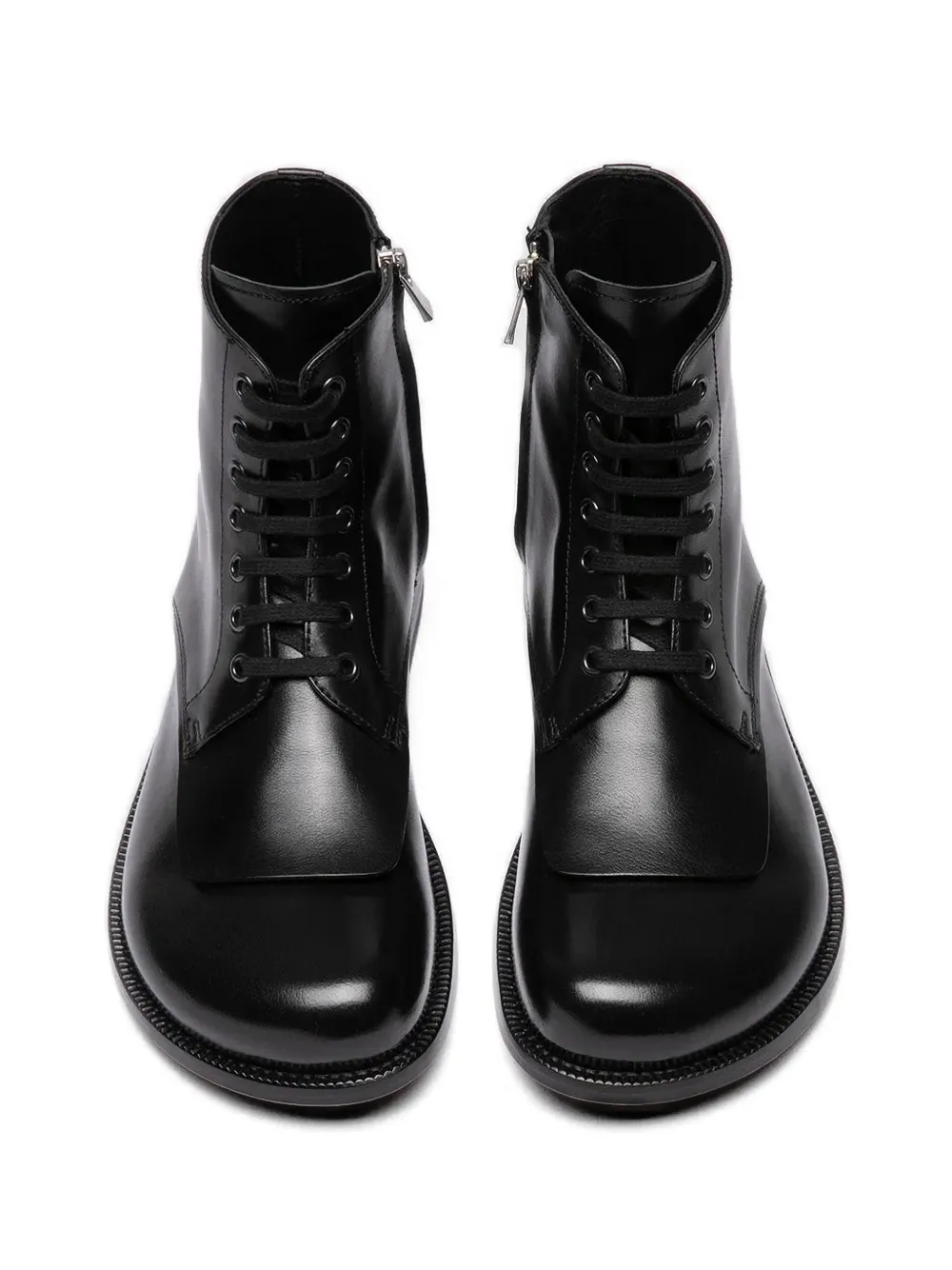 Officine Creative Emerald lace-up ankle boots Zwart