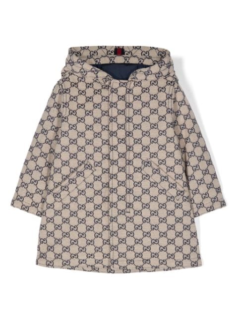 Gucci Kids GG canvas hooded jacket