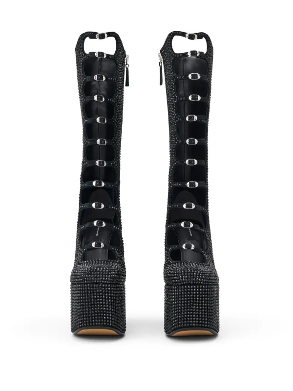 Marc jacobs black boots hotsell