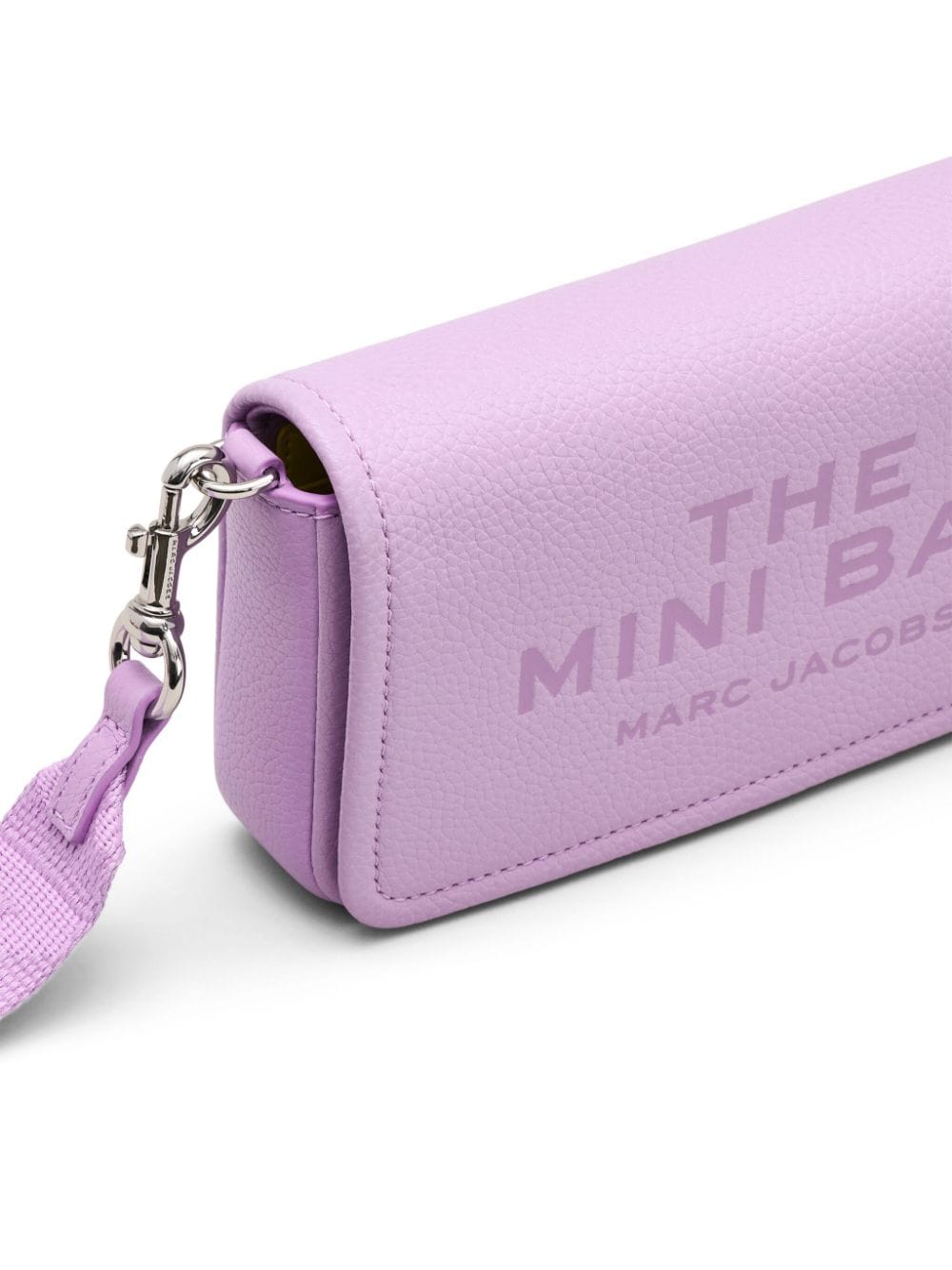 Shop Marc Jacobs The Mini Leather Tote Bag In Purple