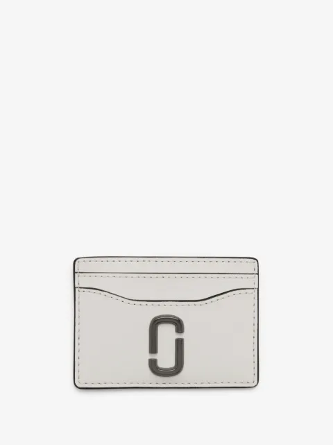 Marc Jacobs logo-plaque leather cardholder