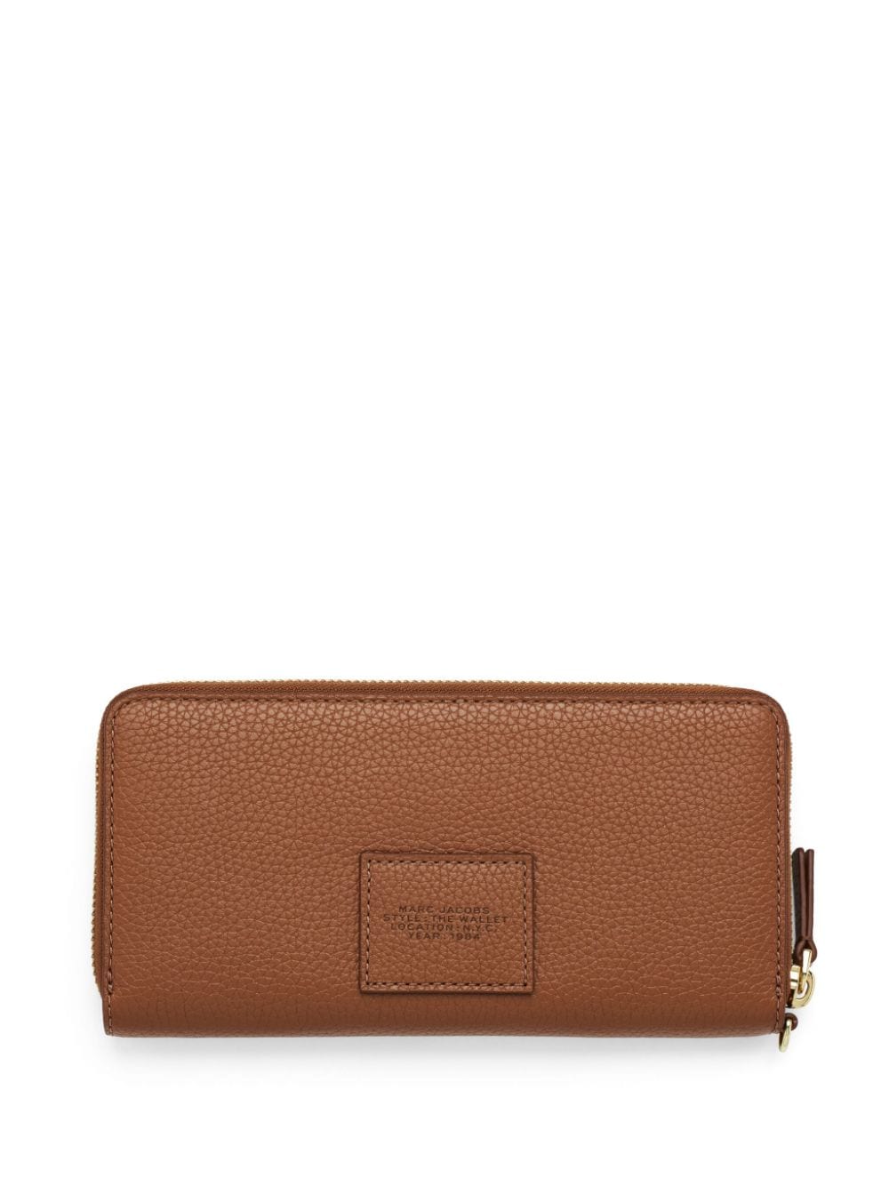 Shop Marc Jacobs Continental Leather Wallet In Brown